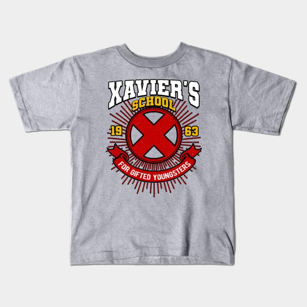 Xavier's School Kids T-Shirt by OniSide